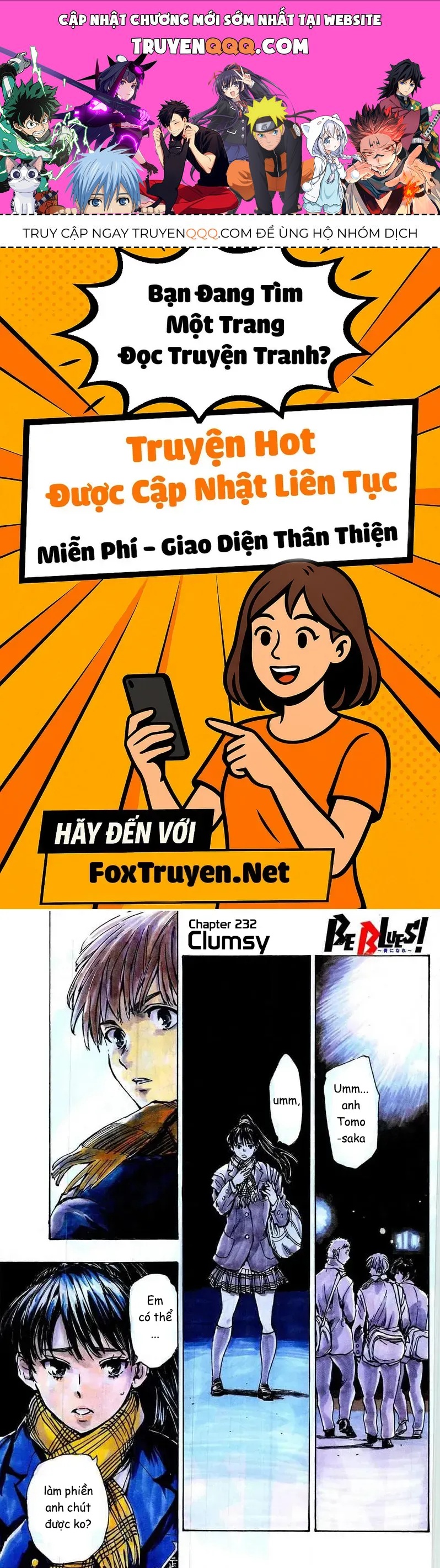 Be Blues! - Ao Ni Nare Chapter 232 - 1