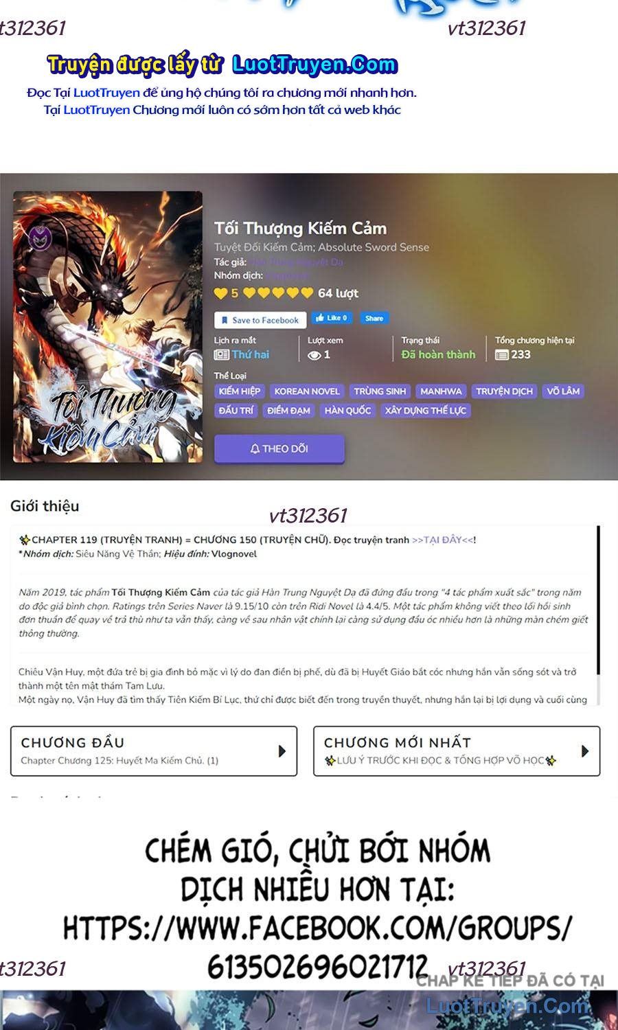 Cảm Kiếm Tuyệt Đối Chapter 162 - 123