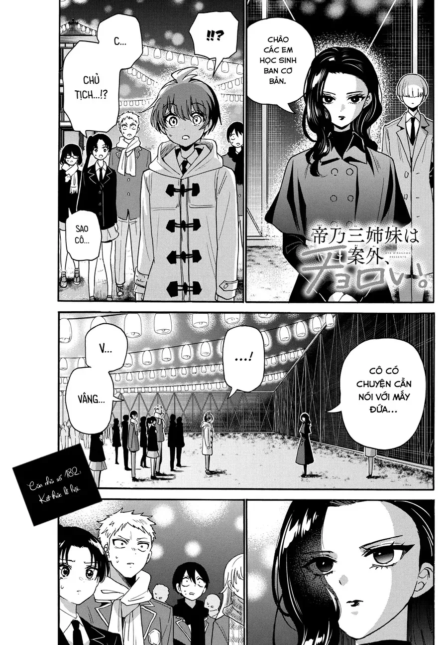 Ba Chị Em Nhà Mikadono Dễ Đối Phó Thật Đấy Chapter 182 - 2