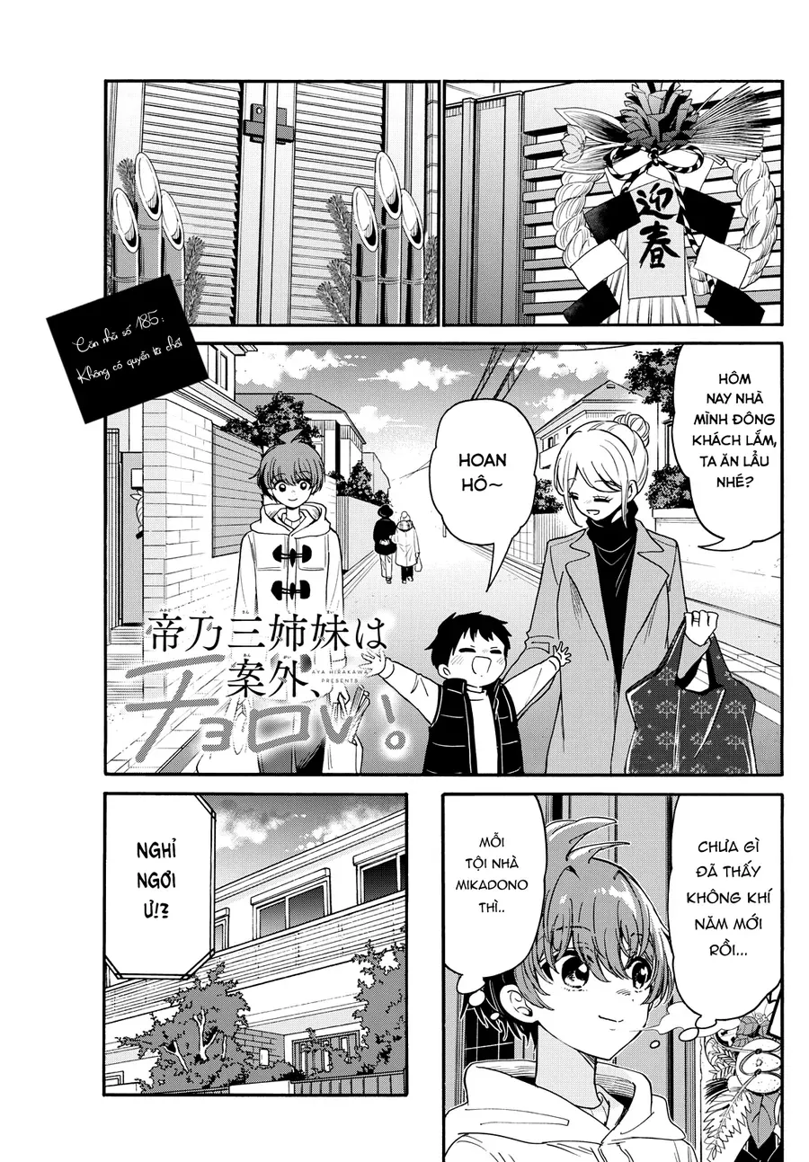 Ba Chị Em Nhà Mikadono Dễ Đối Phó Thật Đấy Chapter 185 - 2