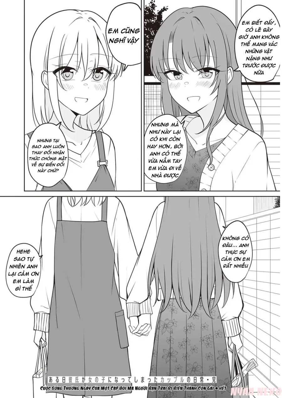 Cuộc Sống Thường Ngày Của Một Cặp Đôi Mà Người Bạn Trai Bị Biến Thành Con Gái Chapter 52.2 - 17
