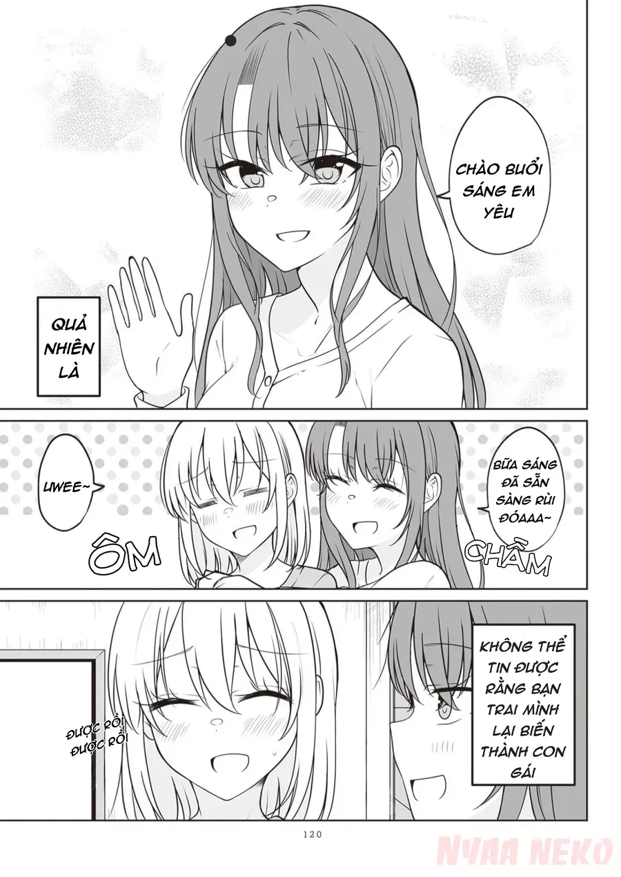 Cuộc Sống Thường Ngày Của Một Cặp Đôi Mà Người Bạn Trai Bị Biến Thành Con Gái Chapter 52.2 - 3