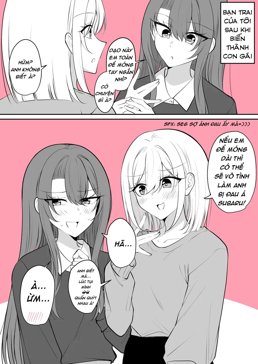 Cuộc Sống Thường Ngày Của Một Cặp Đôi Mà Người Bạn Trai Bị Biến Thành Con Gái Chapter 57 - 4