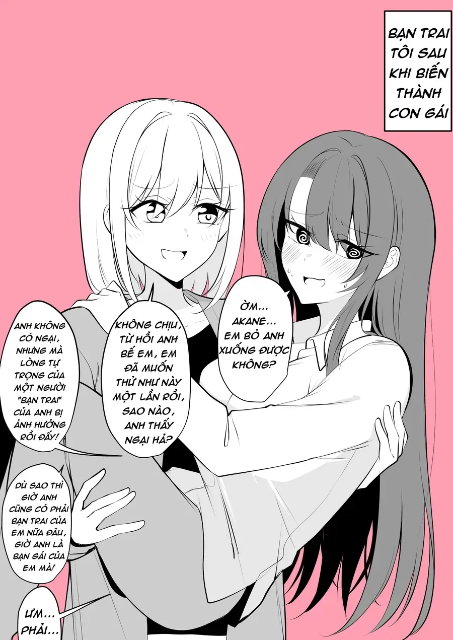 Cuộc Sống Thường Ngày Của Một Cặp Đôi Mà Người Bạn Trai Bị Biến Thành Con Gái Chapter 60 - 4