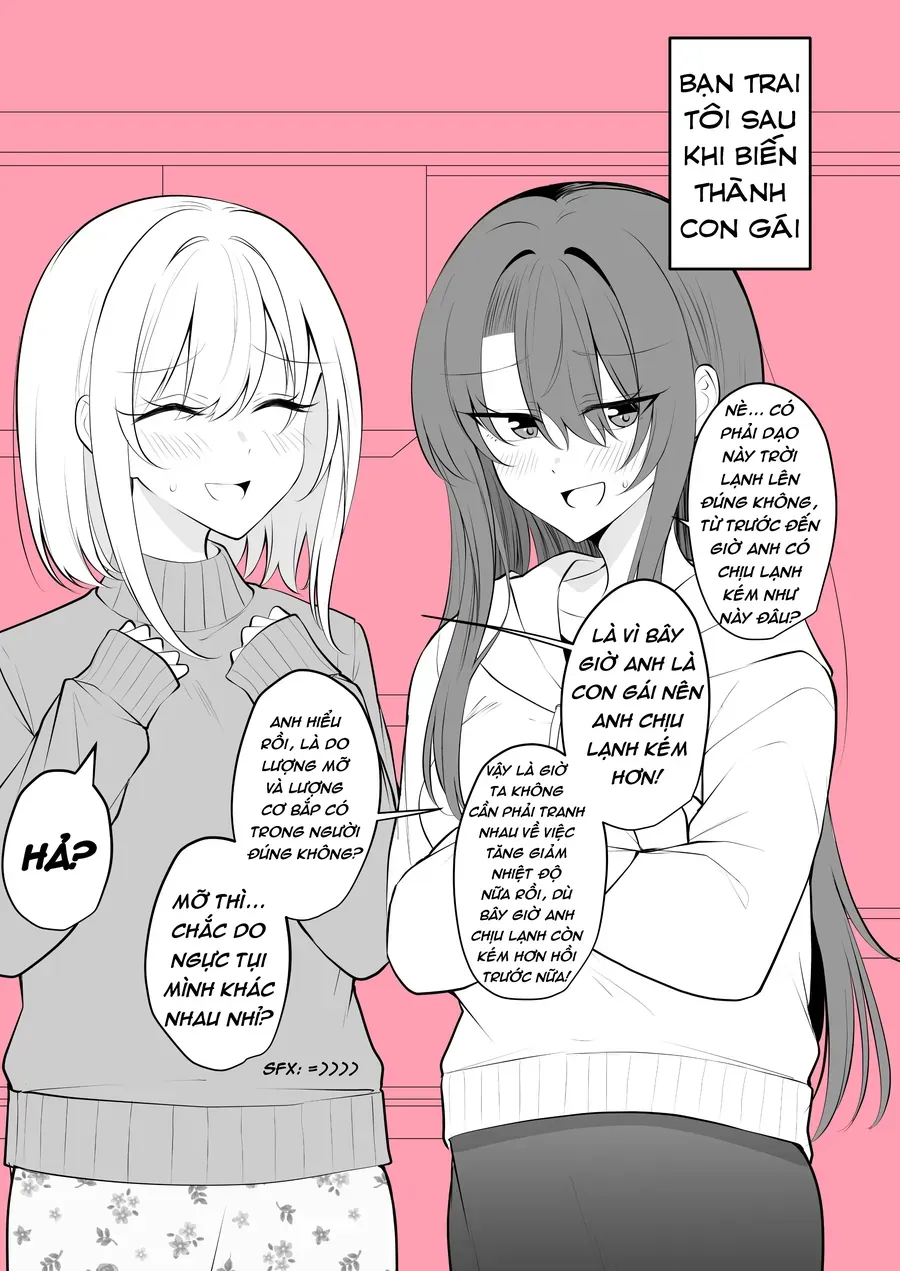 Cuộc Sống Thường Ngày Của Một Cặp Đôi Mà Người Bạn Trai Bị Biến Thành Con Gái Chapter 61 - 3