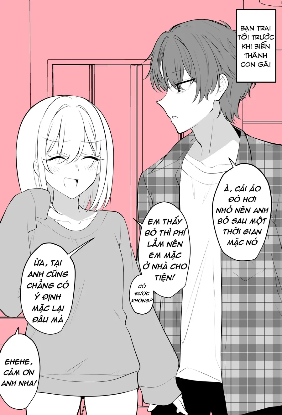 Cuộc Sống Thường Ngày Của Một Cặp Đôi Mà Người Bạn Trai Bị Biến Thành Con Gái Chapter 63 - 2