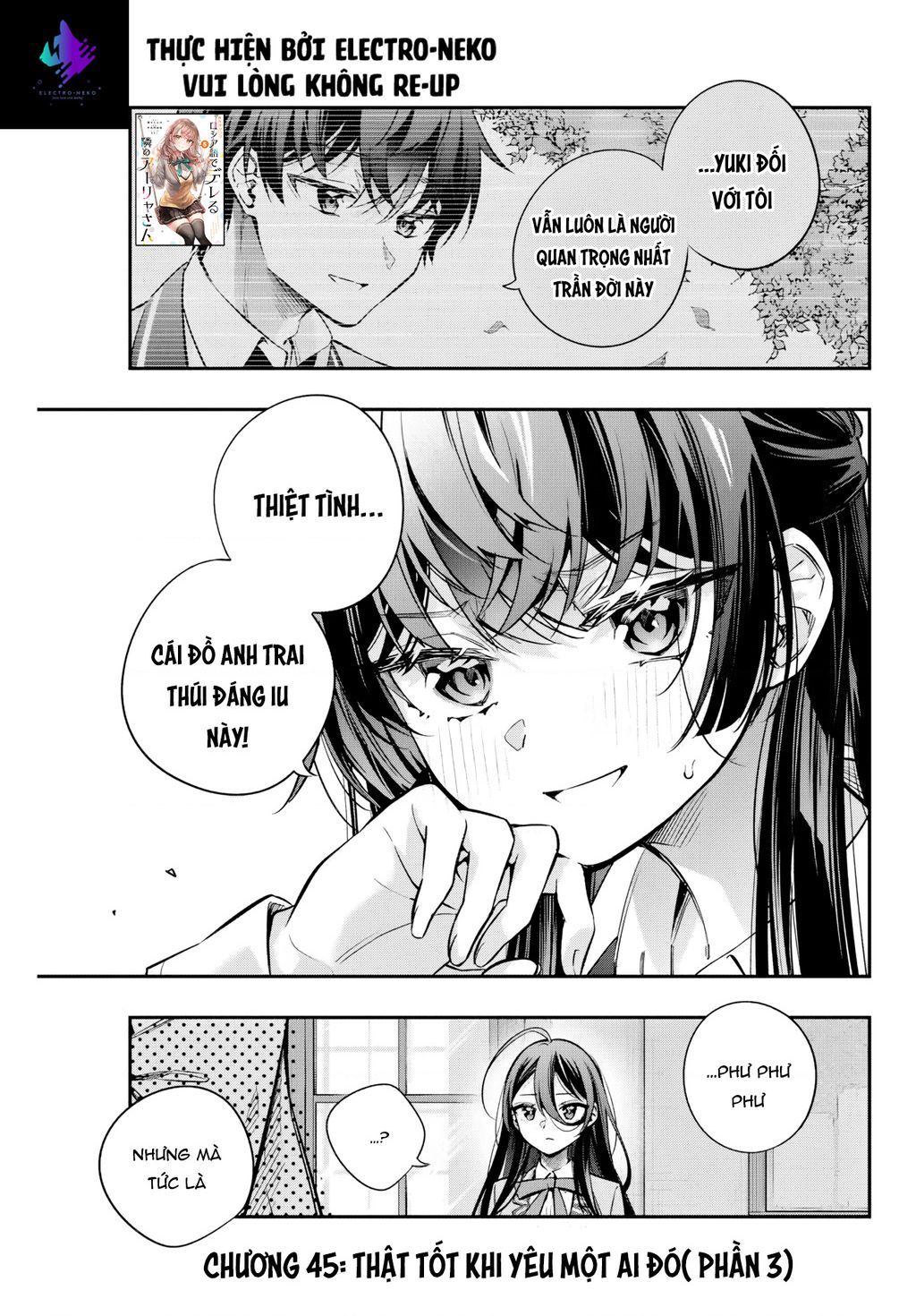 Arya-san bàn bên thi thoảng lại thả thính tôi bằng tiếng Nga Chapter 45.1 - 4