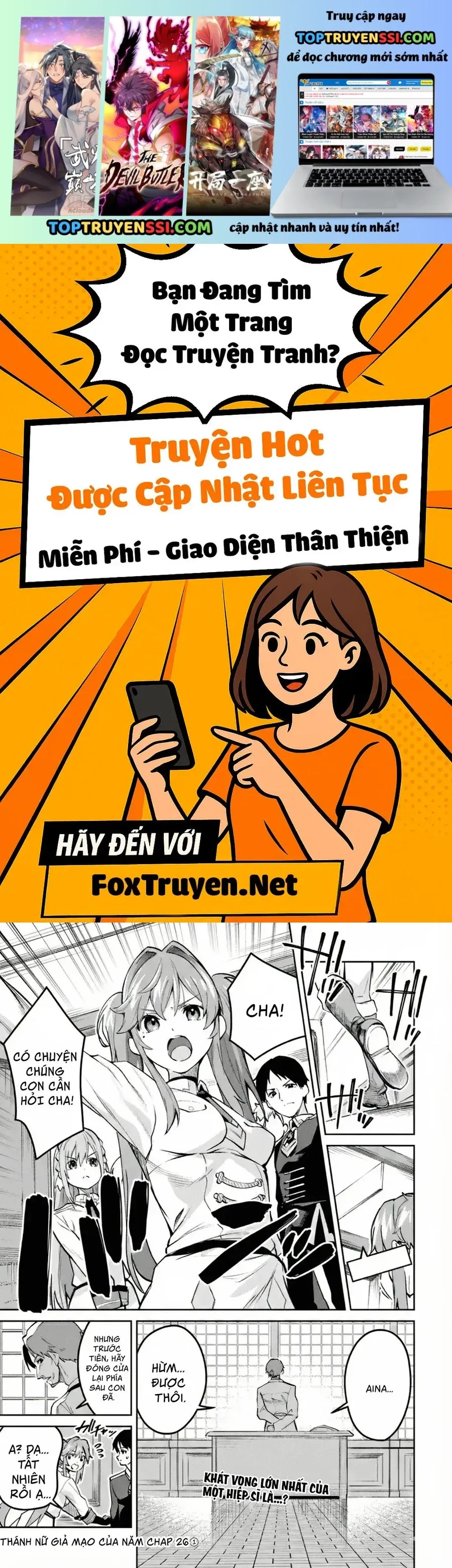 Thánh Nữ Giả Mạo Của Năm Chapter 26.1 - 2