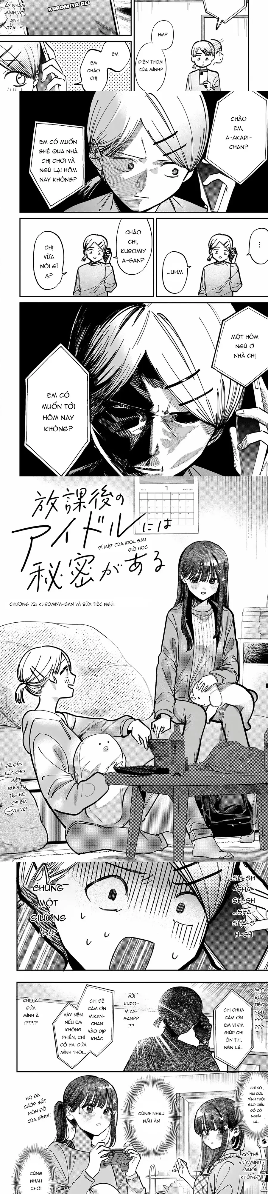 Bí Mật Của Idol, Sau Giờ Học Chapter 72 - 2