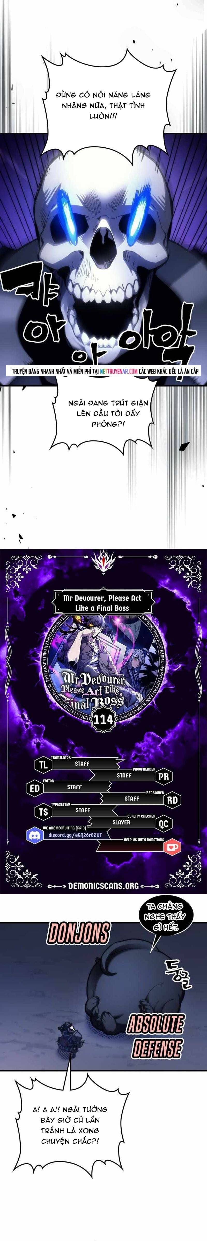 Hãy Hành Động Như Một Boss Đi Ngài Mr Devourer Chapter 114 - 4