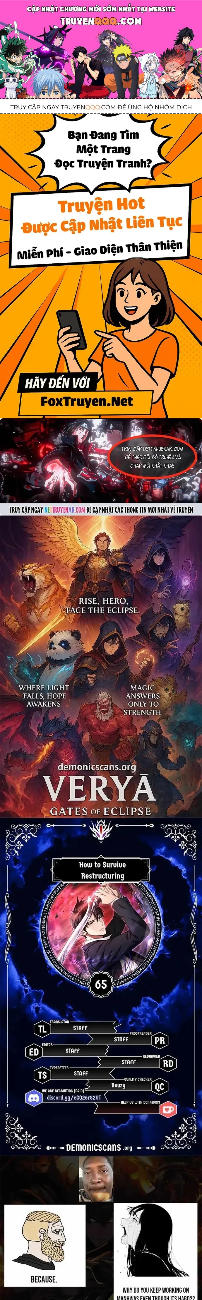 Cách Sống Sót Sau Quá Trình Tái Cơ Cấu Chapter 65 - 1