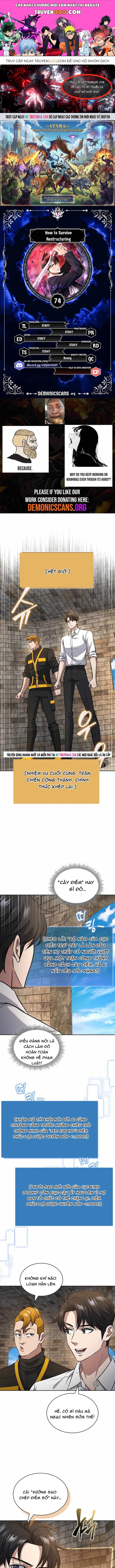 Cách Sống Sót Sau Quá Trình Tái Cơ Cấu Chapter 74 - 1