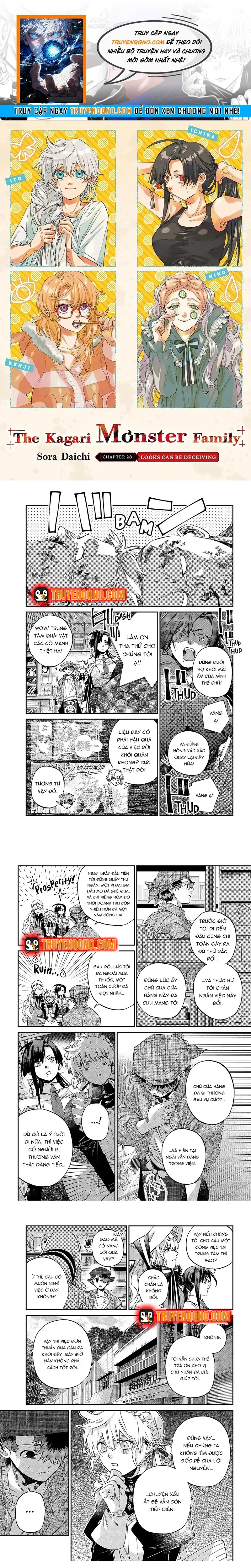 Gia Đình Quái Vật Kagari Chapter 28 - 1