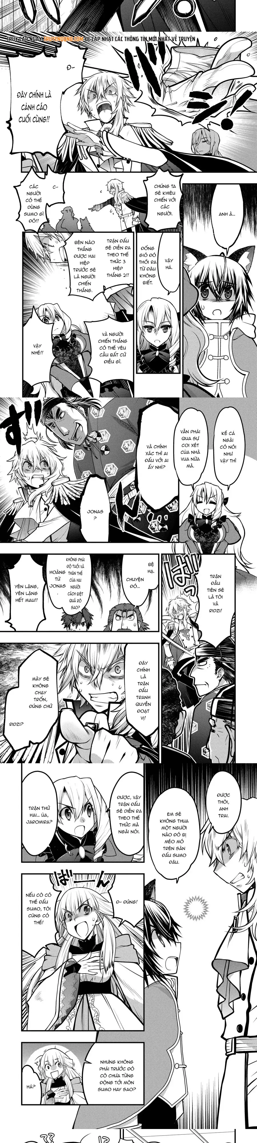 Oozumou Reijou ~Seijo Ni Hirateuchi Wo Kuratta Shunkan Sumou Budatta Zense Wo Omoidashita Akuyaku Reijou No Watashi Wa Sute Neko Ouji Ni Chanko Wo Furumaitai Haadosukoidosukoi~ Chapter 12 - 3