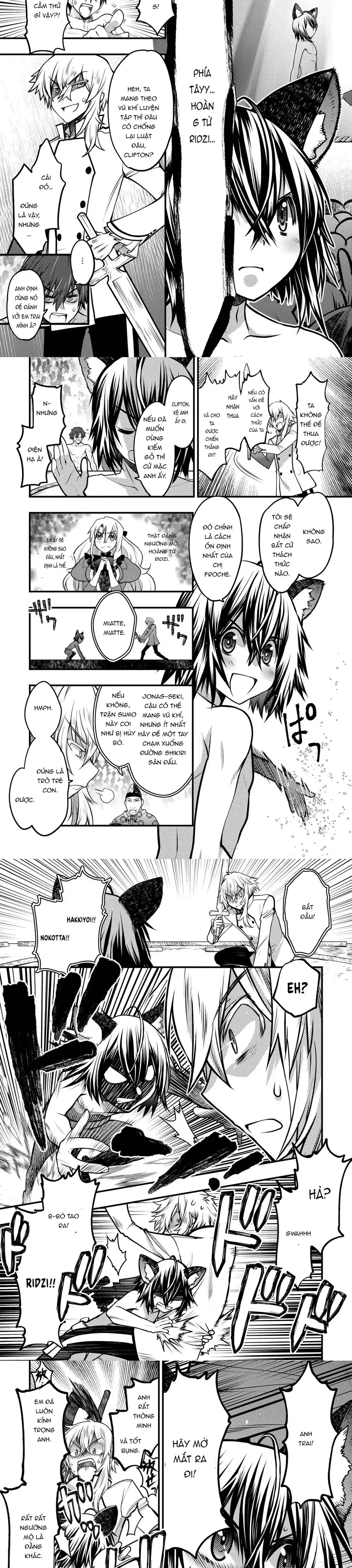 Oozumou Reijou ~Seijo Ni Hirateuchi Wo Kuratta Shunkan Sumou Budatta Zense Wo Omoidashita Akuyaku Reijou No Watashi Wa Sute Neko Ouji Ni Chanko Wo Furumaitai Haadosukoidosukoi~ Chapter 12 - 6