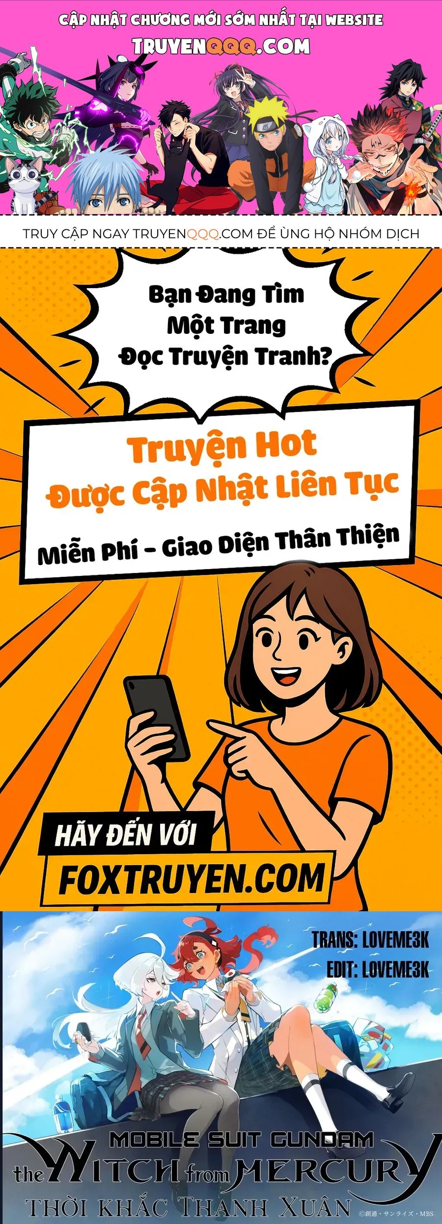 Chiến Sĩ Cơ Động Gundam: Pháp Sư Đến Từ Sao Thủy - Thời Khắc Thanh Xuân Chapter 5.1 - 1