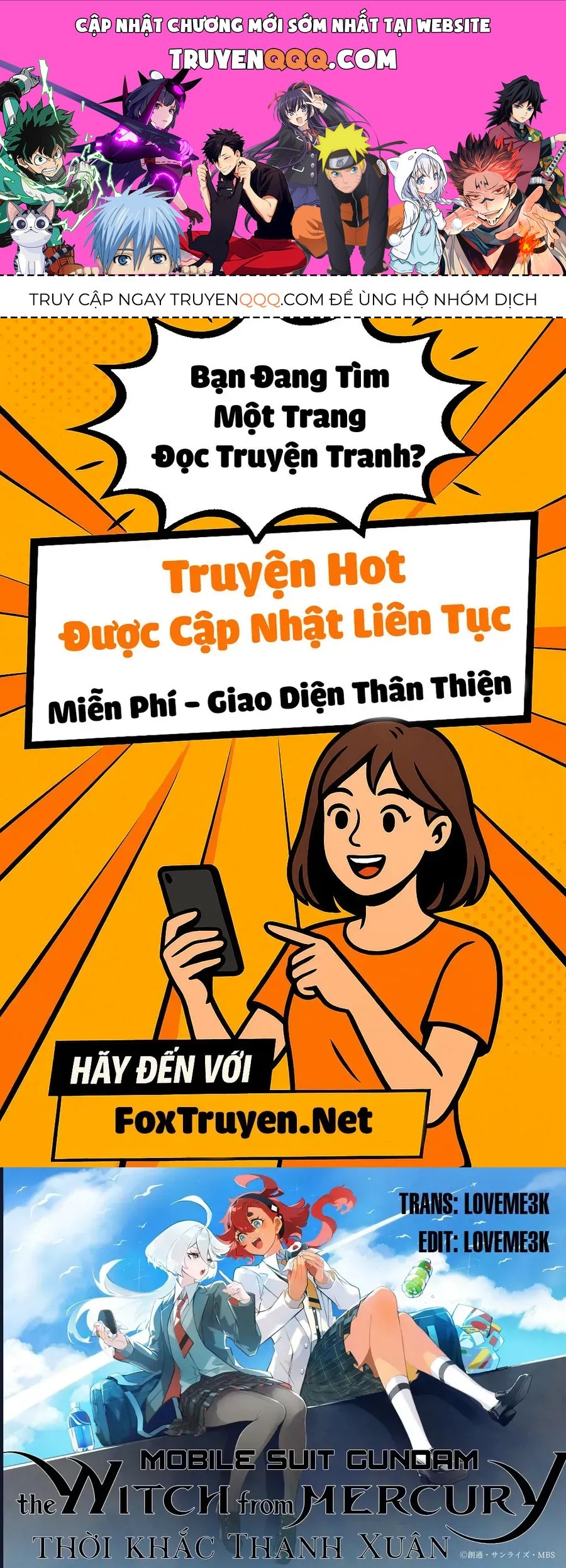 Chiến Sĩ Cơ Động Gundam: Pháp Sư Đến Từ Sao Thủy - Thời Khắc Thanh Xuân Chapter 5.2 - 1