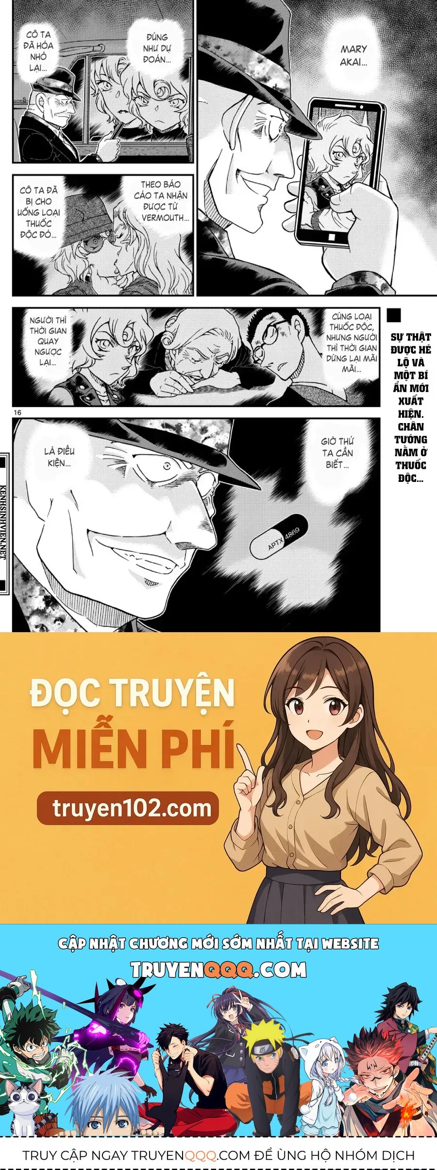 Thám Tử Conan Chapter 1153 - 16