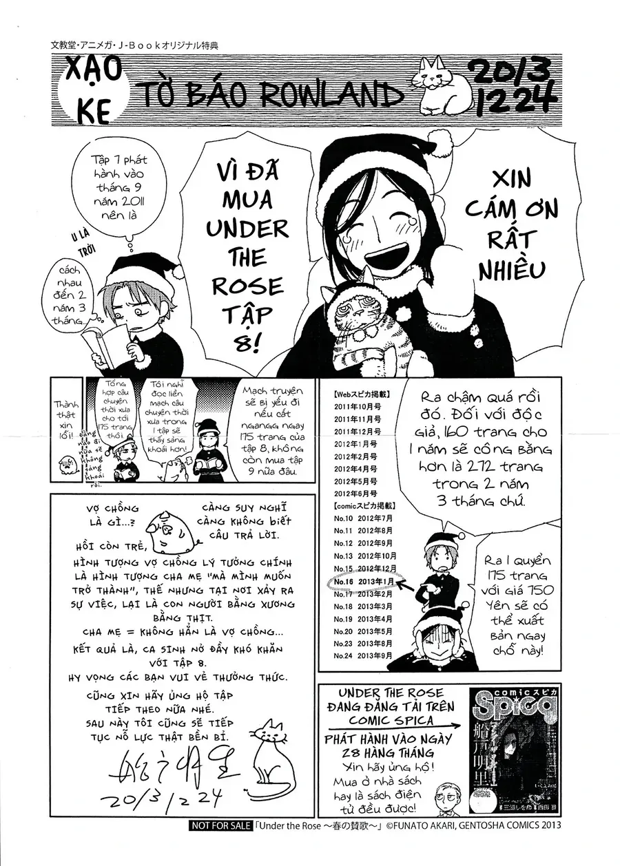 Under The Rose - Phần Truyện Mùa Xuân Chapter 22 - 3