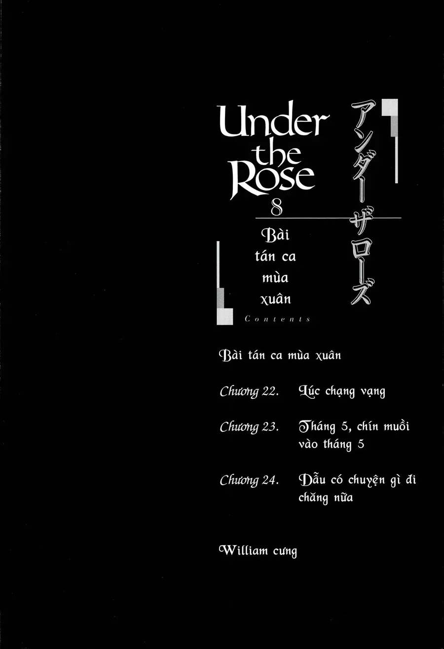 Under The Rose - Phần Truyện Mùa Xuân Chapter 22 - 5