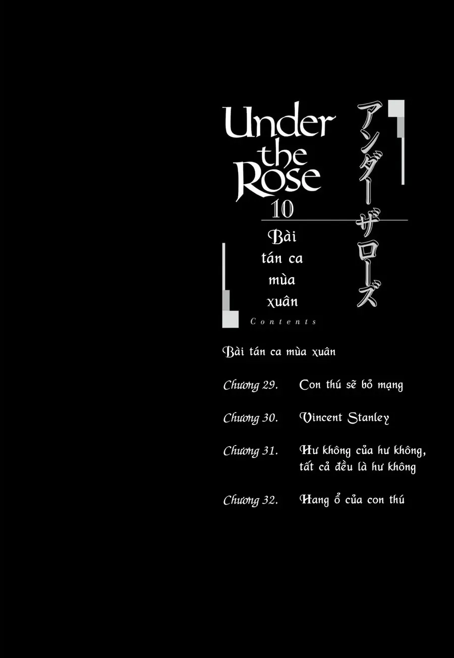 Under The Rose - Phần Truyện Mùa Xuân Chapter 29 - 3