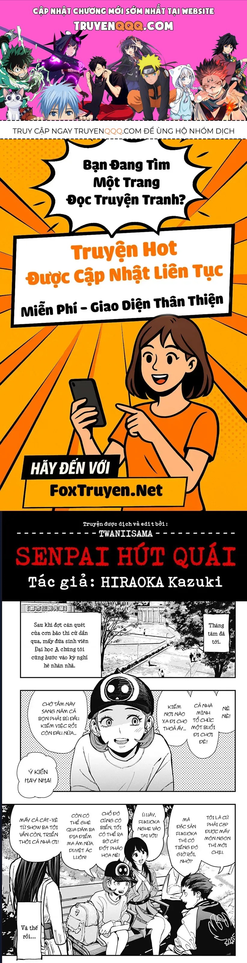 Senpai Hút Quái Chapter 13 - 1