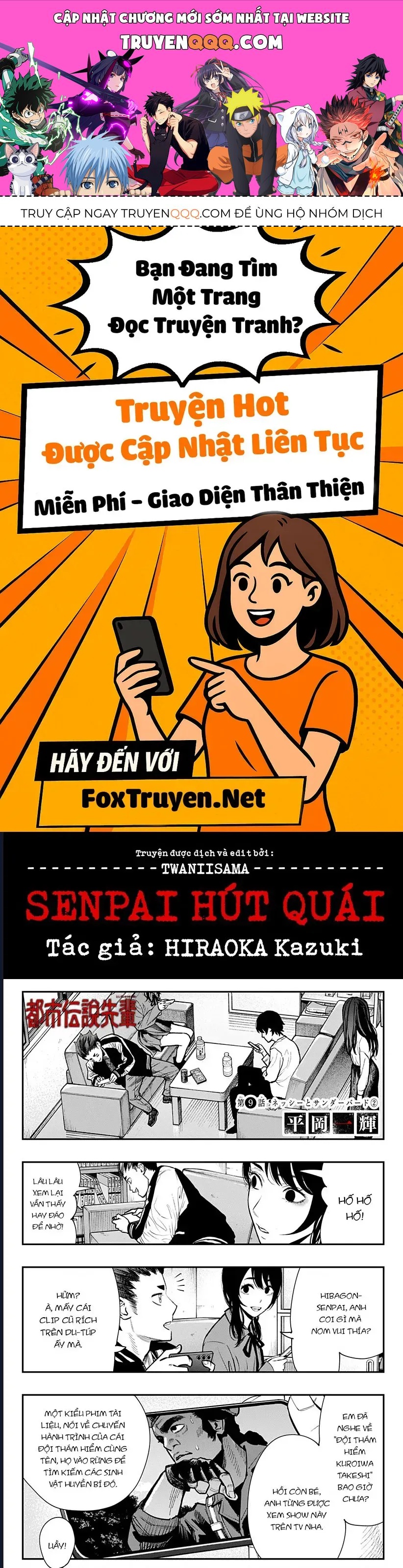 Senpai Hút Quái Chapter 9 - 1