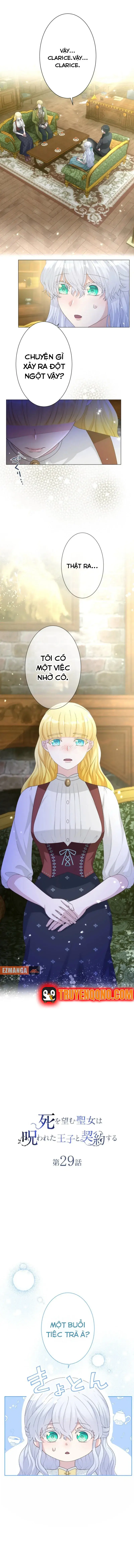 Thánh Nữ Mong Ước Cái Chết Với Hoàng Tử Bị Quyền Rủa Chapter 29 - 3