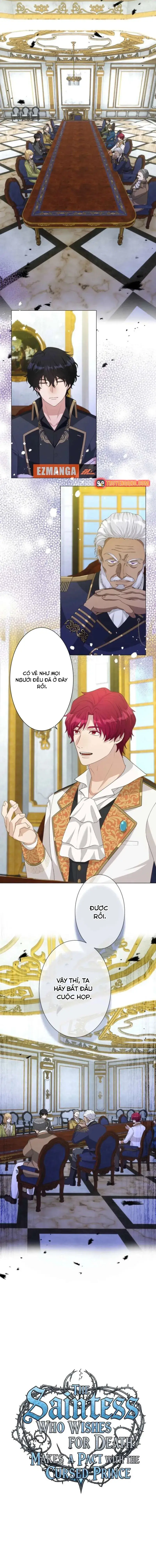 Thánh Nữ Mong Ước Cái Chết Với Hoàng Tử Bị Quyền Rủa Chapter 34 - 3