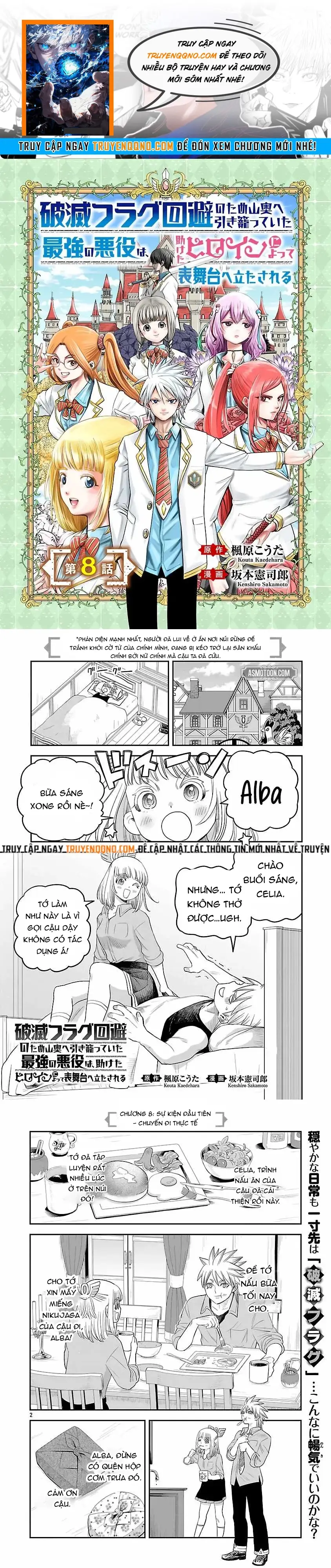 Hametsu Flag Kaihi No Tame Yamaoku E Hikikomotteita Saikyou No Akuyaku Wa, Tasuketa Heroine Ni Yotte Omotebutai E Tatasareru Chapter 8 - 1