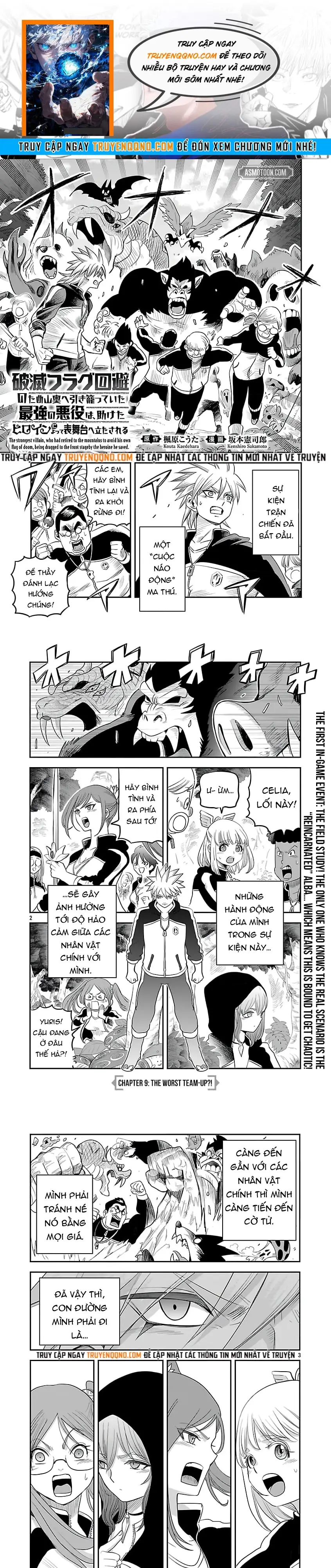 Hametsu Flag Kaihi No Tame Yamaoku E Hikikomotteita Saikyou No Akuyaku Wa, Tasuketa Heroine Ni Yotte Omotebutai E Tatasareru Chapter 9 - 1