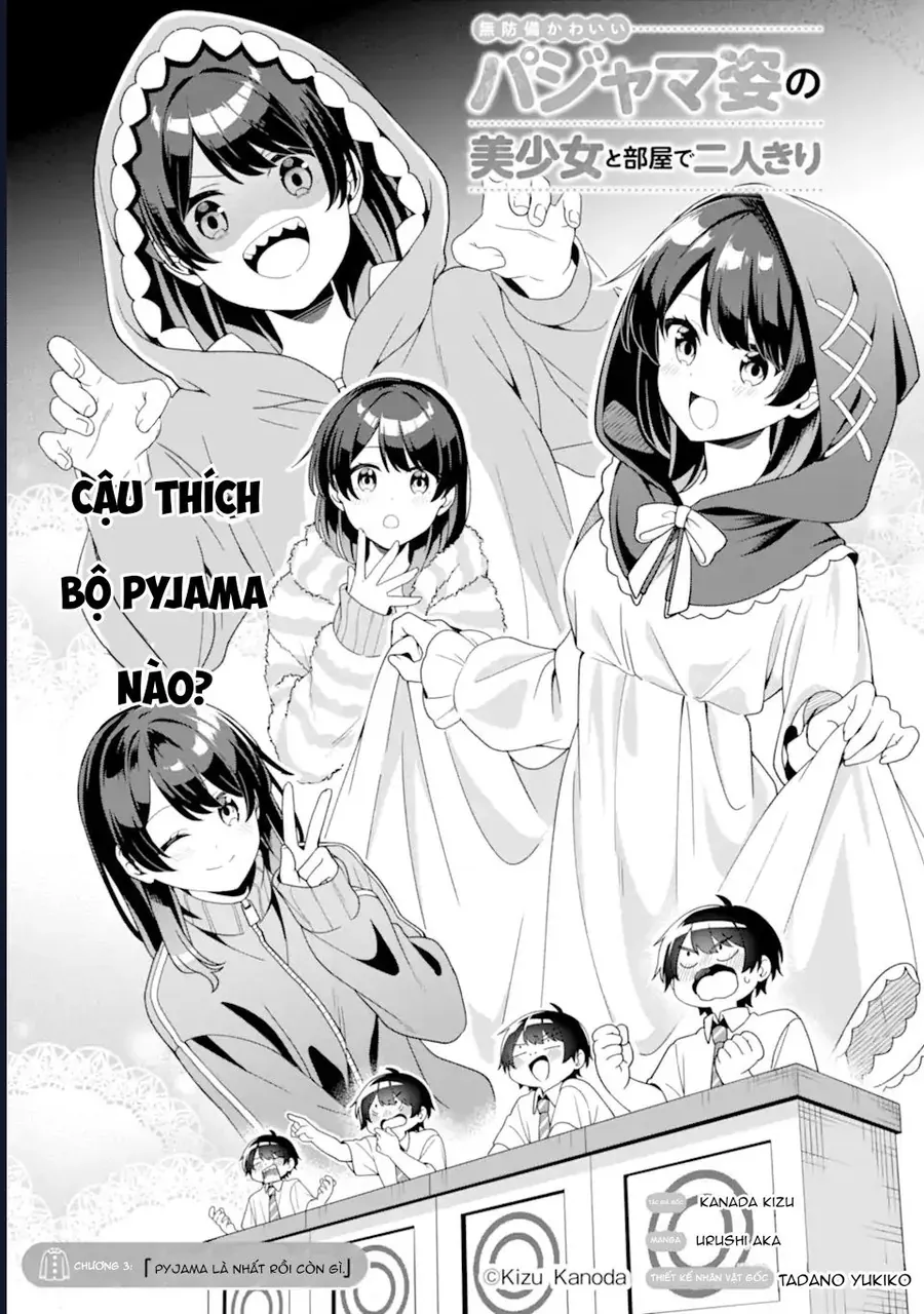 Muboubi Kawaii Pyjama Sugata No Bishoujo To Heya De Futarikiri Chapter 3 - 2