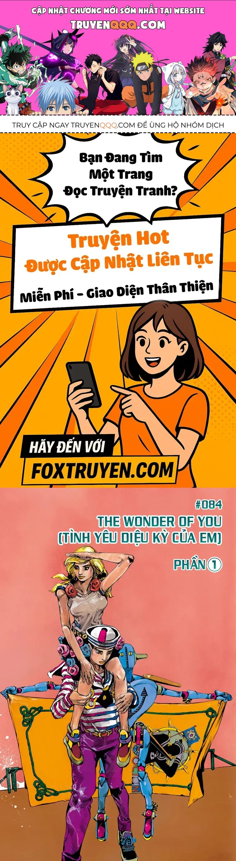 Cuộc Phiêu Lưu Kỳ Bí của JoJo Phần 8: Jojolion Chapter 84 - 1