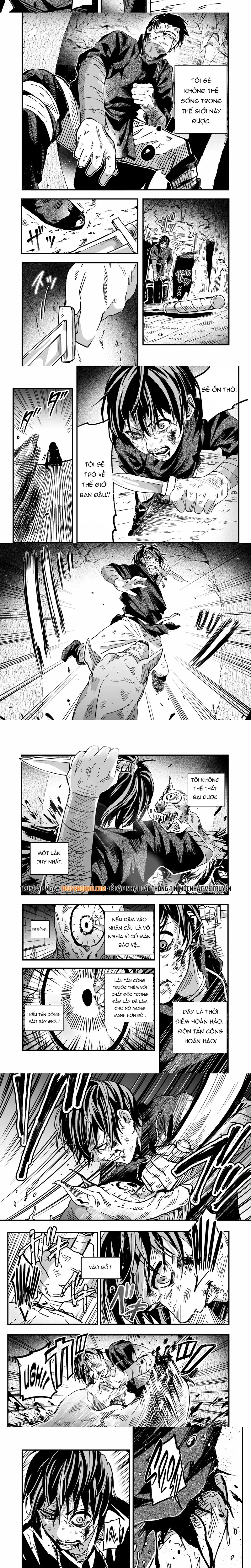 Naguri Tamer No Isekai Seikatsu ~Koueinanoni Zen'ei De Tatakau Mamono Tsukai~ Chapter 4 - 4