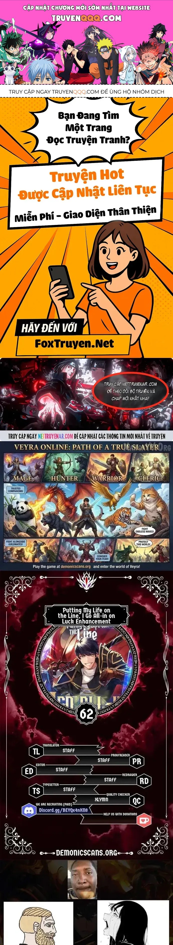 Buff May Mắn Chapter 62 - 1