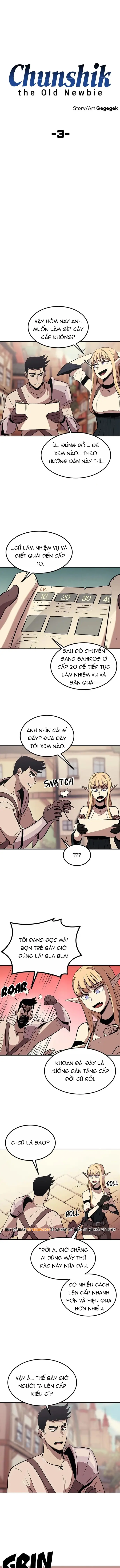 Cựu Binh Trở Lại Làm Tân Thủ Chapter 3 - 3