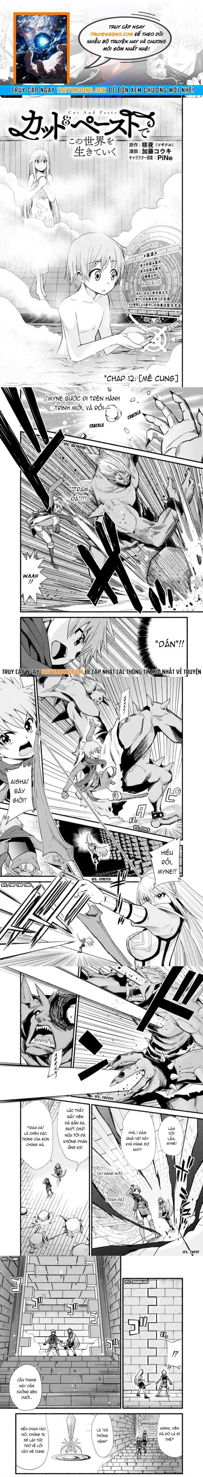 Cut & Paste De Kono Sekai Wo Ikite Iku Chapter 12 - 1