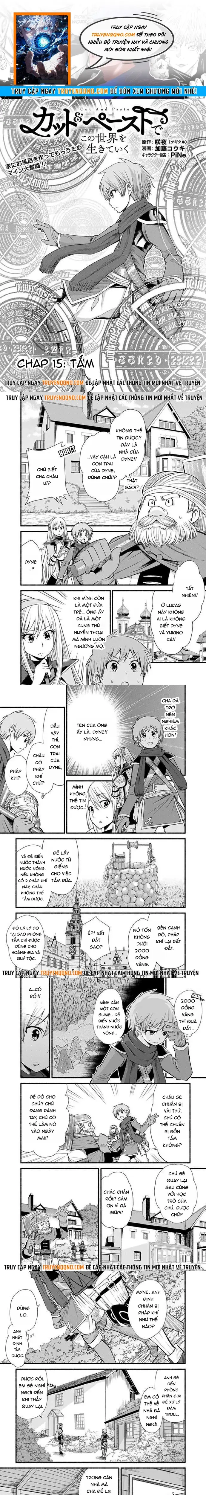 Cut & Paste De Kono Sekai Wo Ikite Iku Chapter 15 - 1