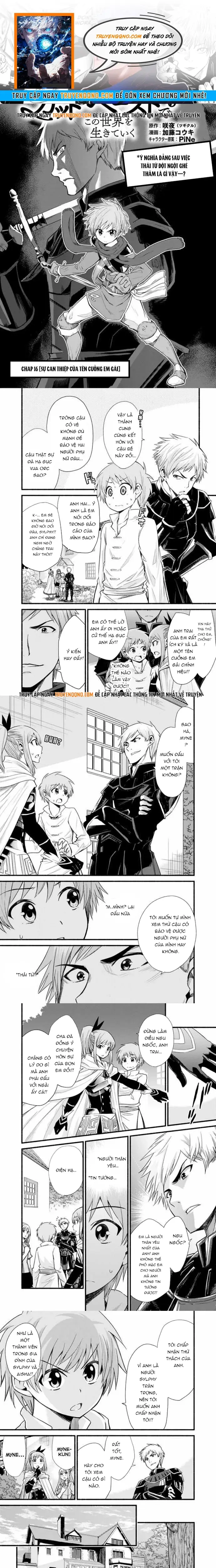 Cut & Paste De Kono Sekai Wo Ikite Iku Chapter 16 - 1