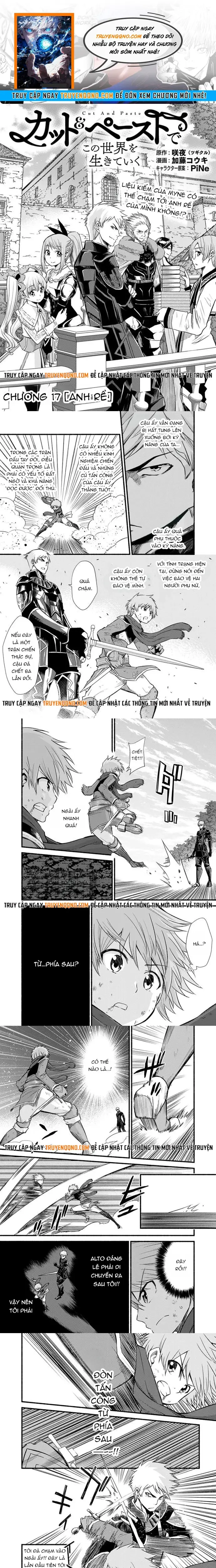 Cut & Paste De Kono Sekai Wo Ikite Iku Chapter 17 - 1