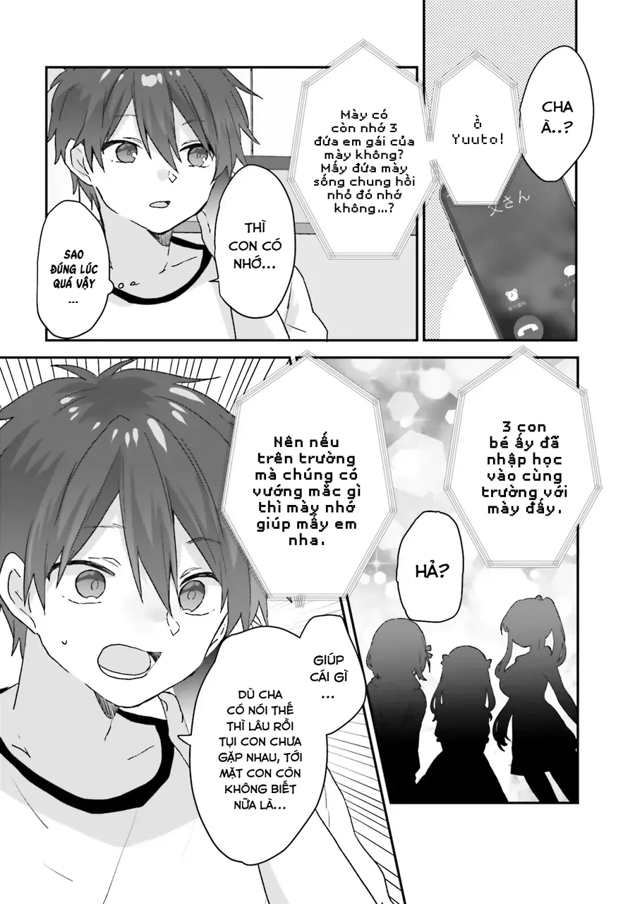 Daigaku Nyuugakuji Kara Uwasa Sareteita Bishoujo San Shimai, Ikiwakareteita Gimai Datta. Chapter 1 - 32