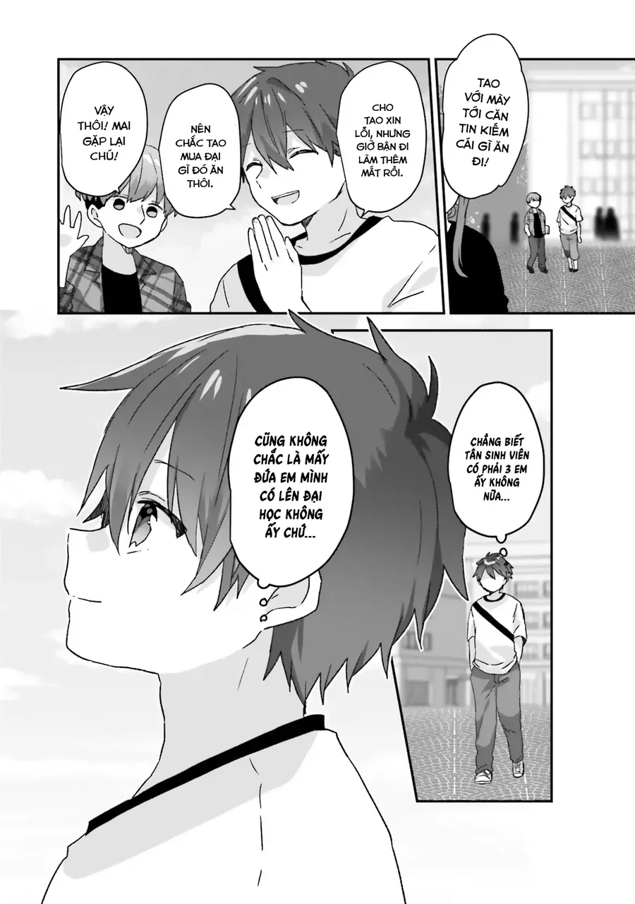 Daigaku Nyuugakuji Kara Uwasa Sareteita Bishoujo San Shimai, Ikiwakareteita Gimai Datta. Chapter 1 - 7