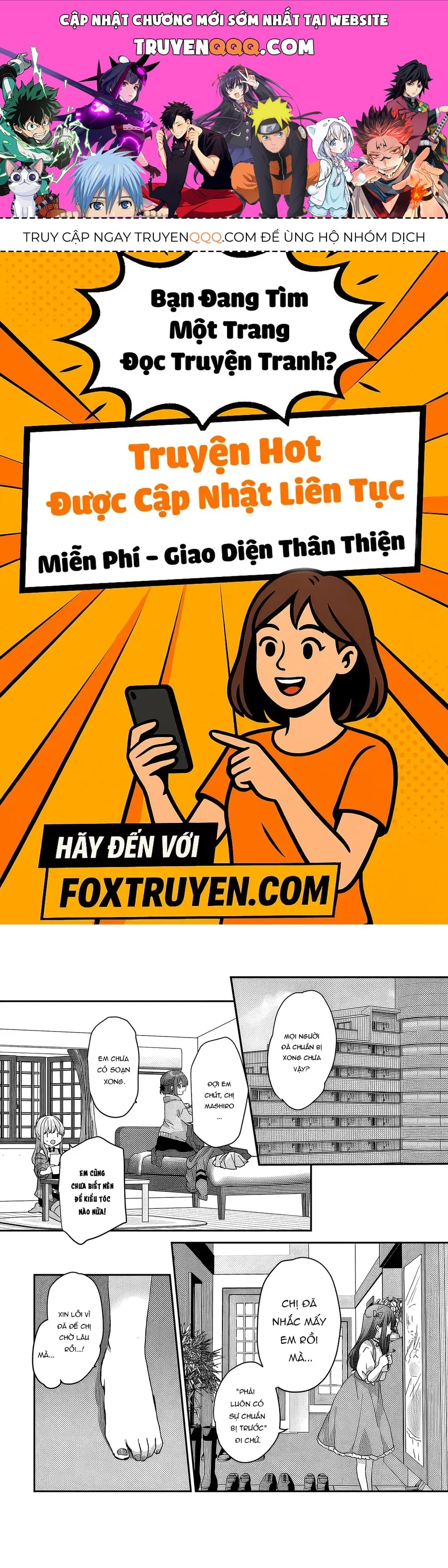 Daigaku Nyuugakuji Kara Uwasa Sareteita Bishoujo San Shimai, Ikiwakareteita Gimai Datta. Chapter 2 - 1