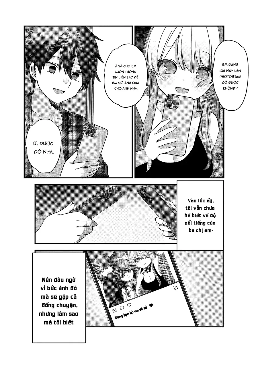 Daigaku Nyuugakuji Kara Uwasa Sareteita Bishoujo San Shimai, Ikiwakareteita Gimai Datta. Chapter 2 - 24