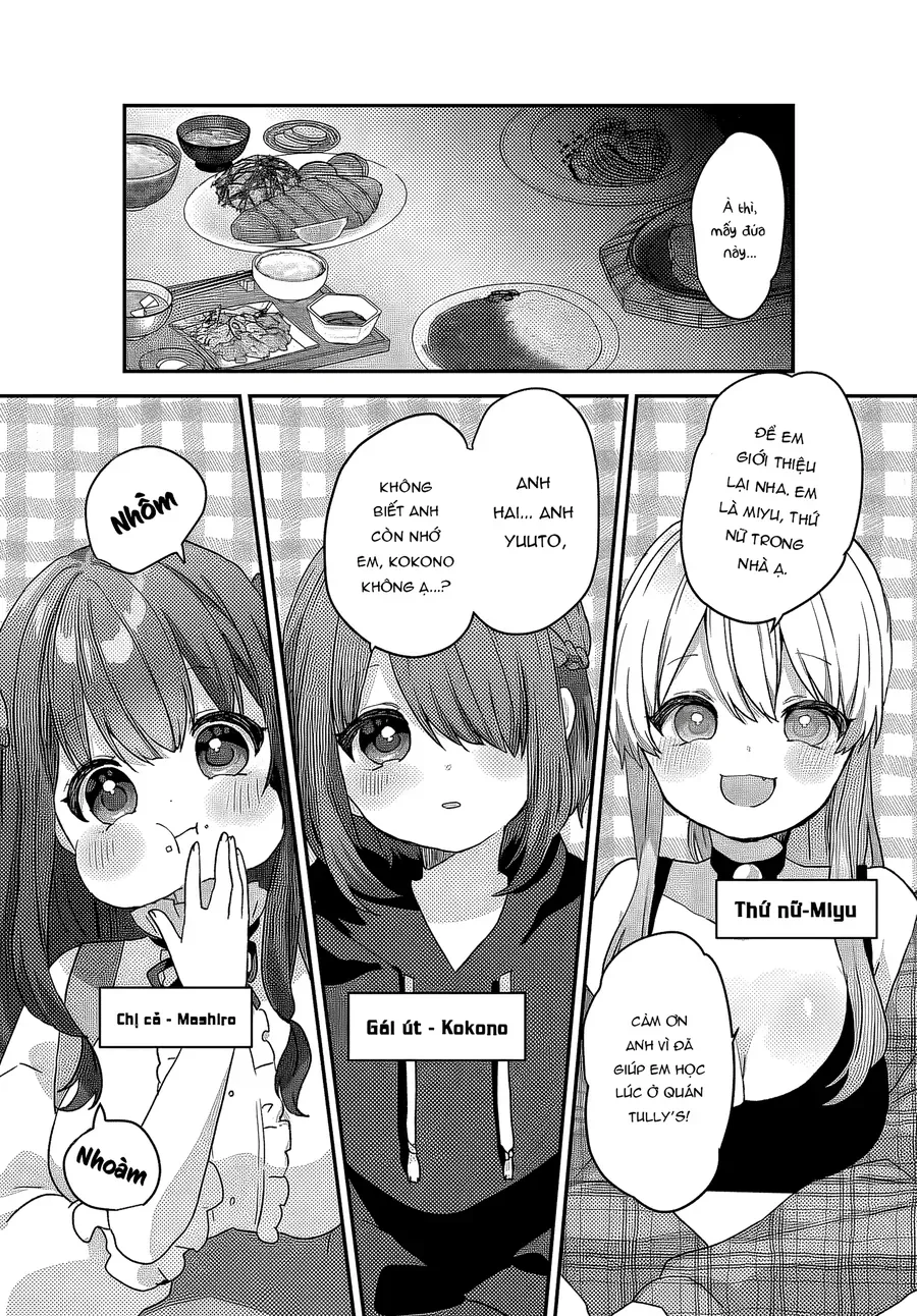 Daigaku Nyuugakuji Kara Uwasa Sareteita Bishoujo San Shimai, Ikiwakareteita Gimai Datta. Chapter 2 - 6