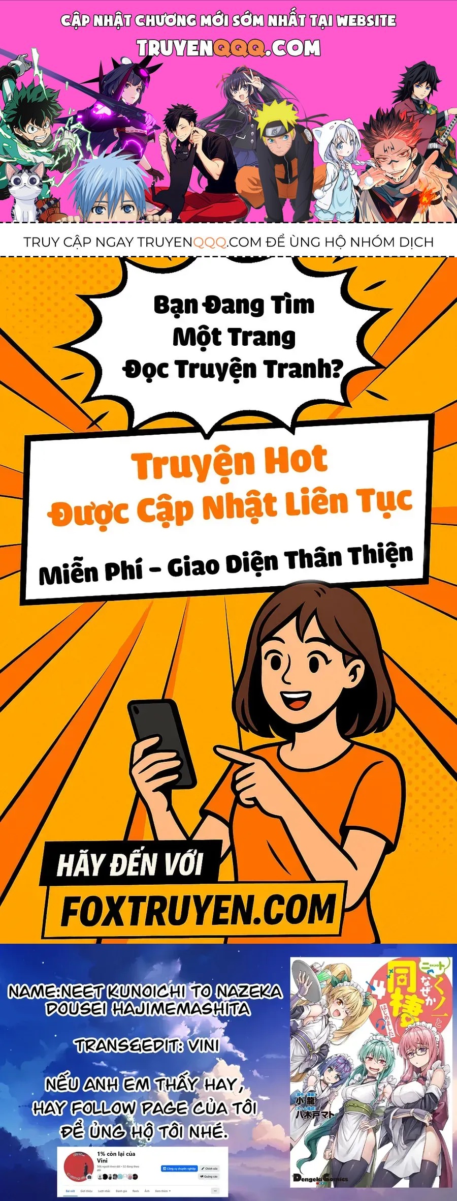 Neet De Otaku Na Kunoichi To Naze Ka Dousei Hajimemashita Chapter 14 - 1