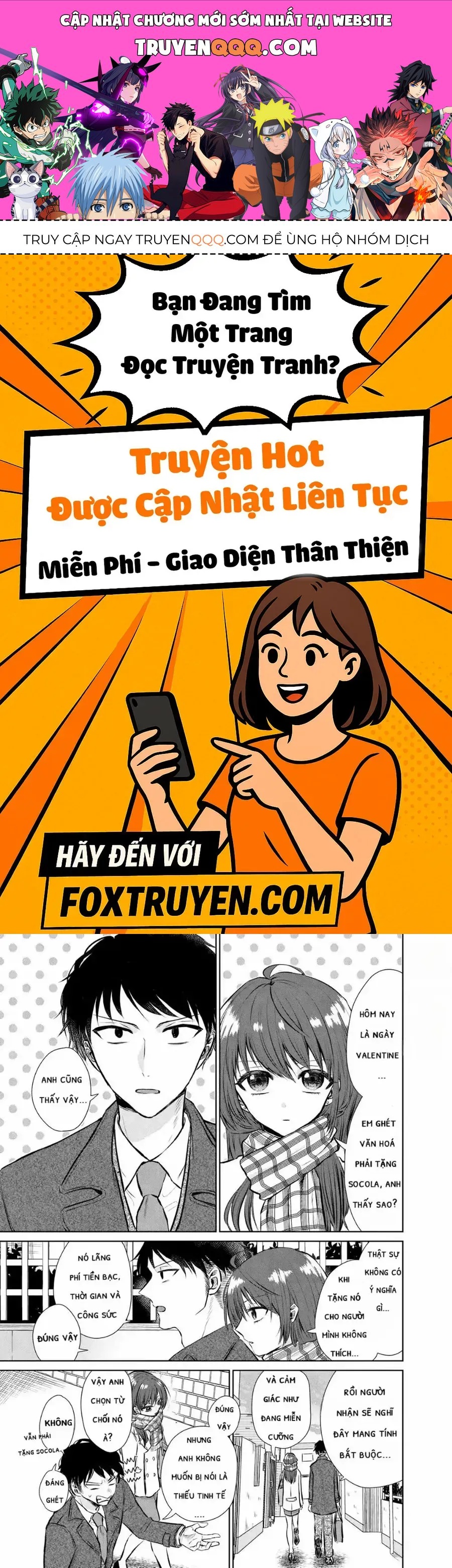 A Man And A Woman Who Hate Obligatory Chocolates Chapter 1 - 1