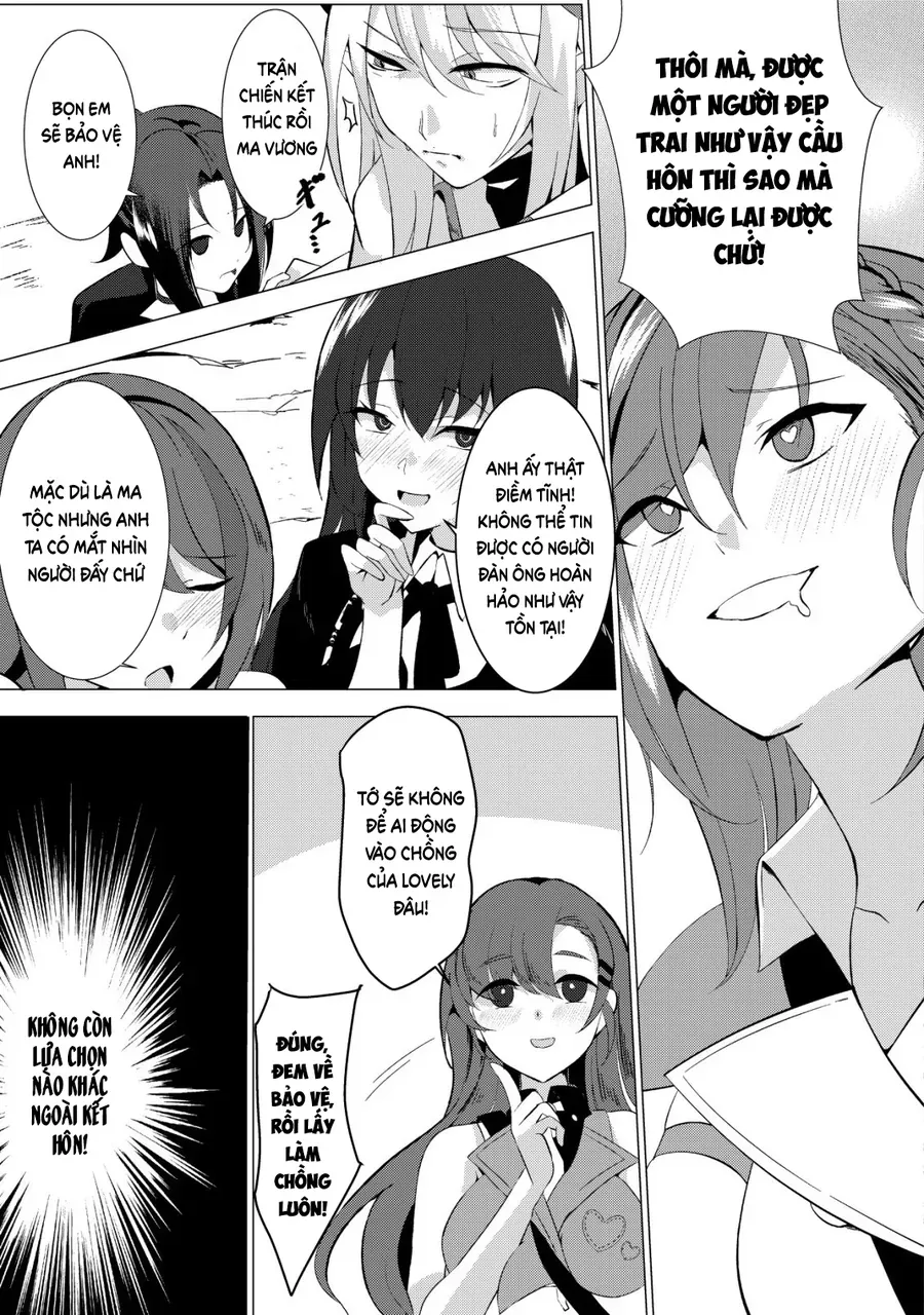Joudan De Onnna Yuusha-Tachi Wo Kudoita Dai Maou, Sarawa Rete Kyousei Shinkon Seikatsu Chapter 1 - 18
