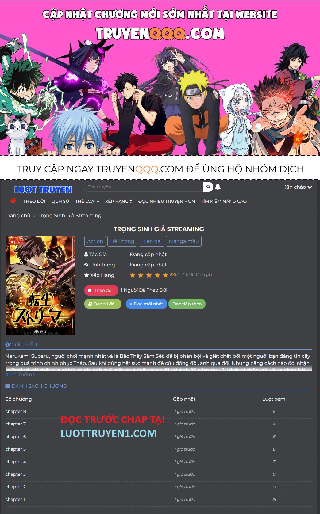 Trọng Sinh Giả Streaming Chapter 2.5 - 1