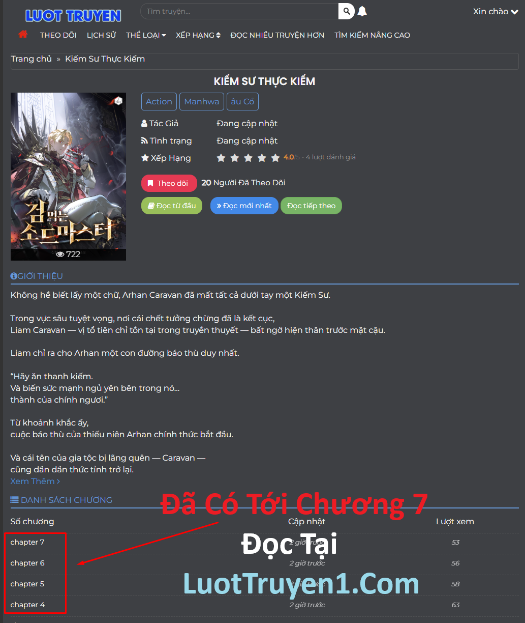 Kiếm Sư Thực Kiếm Chapter 4 - 149